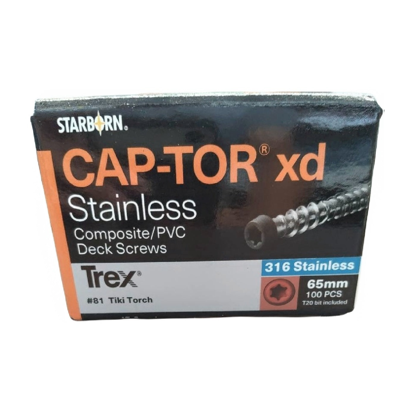 Trex Captor XD 316 gr 10g x 65 Tiki 100 pcs #81