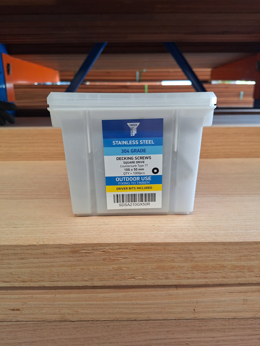 Inox 10Gx50mm Decking Screws