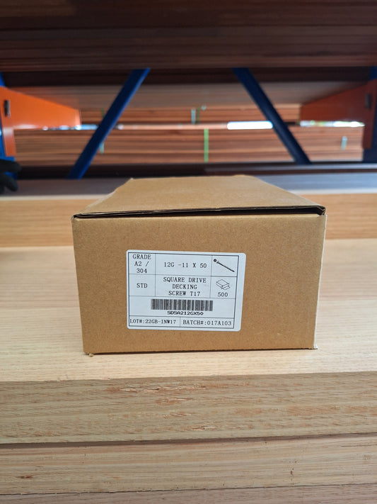 Inox 12Gx50mm Decking Screws