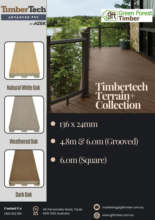 TIMBERTECH TERRAIN+ 136 x 24mm made in USA
