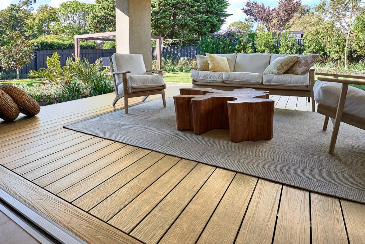 Newtechwood Terrace Range Composite Decking 138 x 25 mm (5.4m) Blackbutt