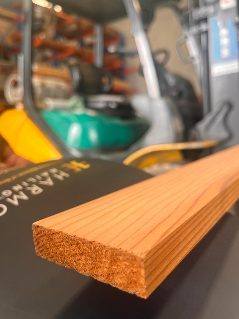 WESTERN RED CEDAR 65 x 17mm DAR (Price per linear metre)