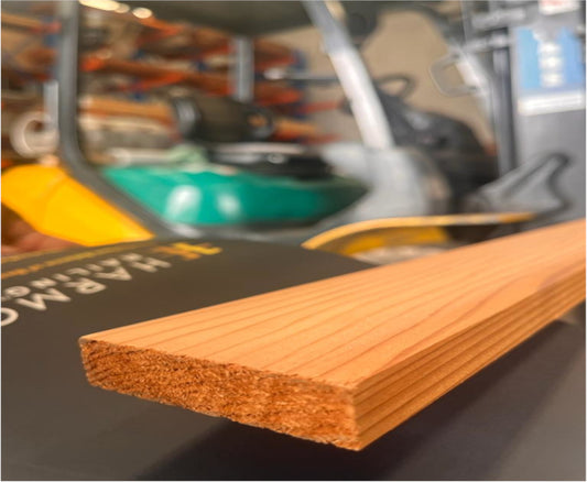 WESTERN RED CEDAR 90 x 17mm DAR (Price per linear metre)