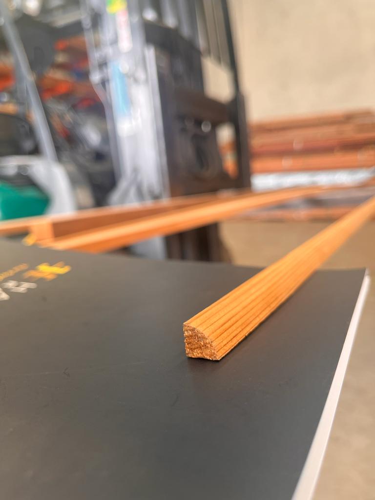 WESTERN RED CEDAR QUADS 12 x 12mm *Price Per Linear Metre*