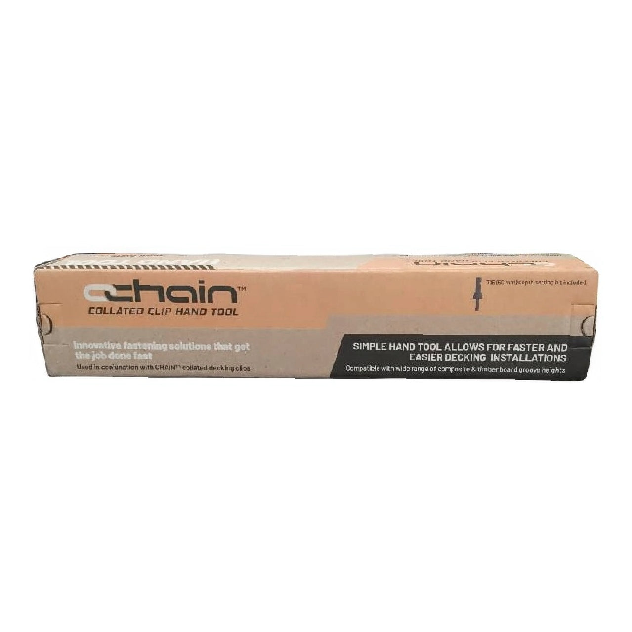 Hulk Fasteners Chain Collated Clip Hand Tool