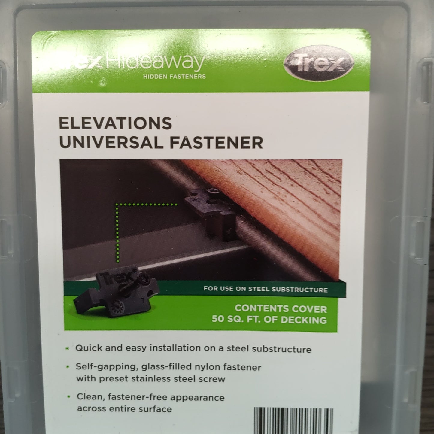 Trex Elevations Universal Fastener - Steel - 90pcs Box (ELVUNIVCLIP01)