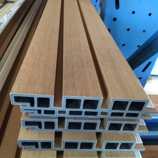 Newtechwood Castellation Cladding 50mm Rib 196 x 25mm (5.4m)