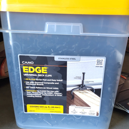 Camo Edge Clip - 900pcs (Timber)