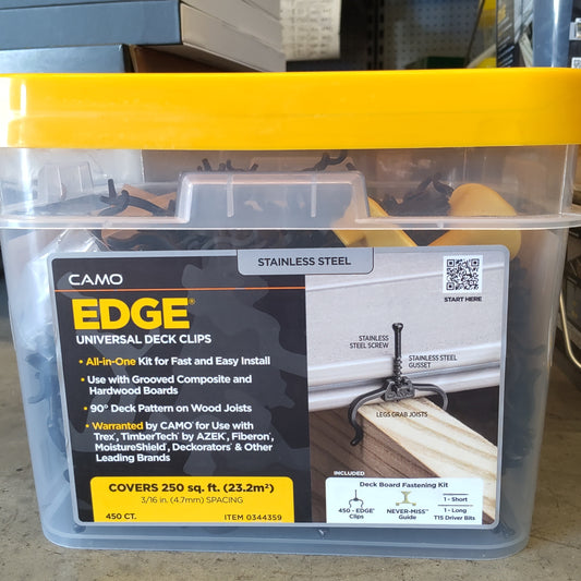 Camo Joist Edge Clip - 450pcs (Timber)