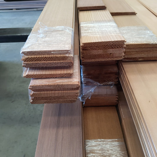 Western Red Cedar 86x9mm - V-Joint